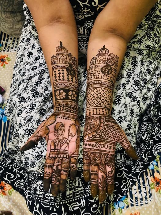 Bridal henna service